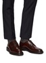 Figure View - Click To Enlarge - BRUNELLO CUCINELLI - Lace Up Leather Derbies