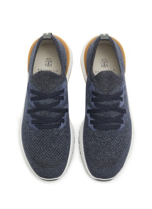 Detail View - Click To Enlarge - BRUNELLO CUCINELLI - Low Top Lace Up Sneakers