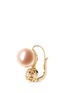 Detail View - Click To Enlarge - SHAOO PARIS - Diamond 18k gold pearl earrings