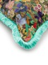 Detail View - Click To Enlarge - HOUSE OF HACKNEY - Floribunda Medium Fringed Velvet Cushion — Zenith