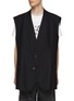 Main View - Click To Enlarge - MM6 MAISON MARGIELA - Single Breasted Blazer Vest