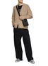 Figure View - Click To Enlarge - MM6 MAISON MARGIELA - Distressed Edge Cable Knit Cardigan