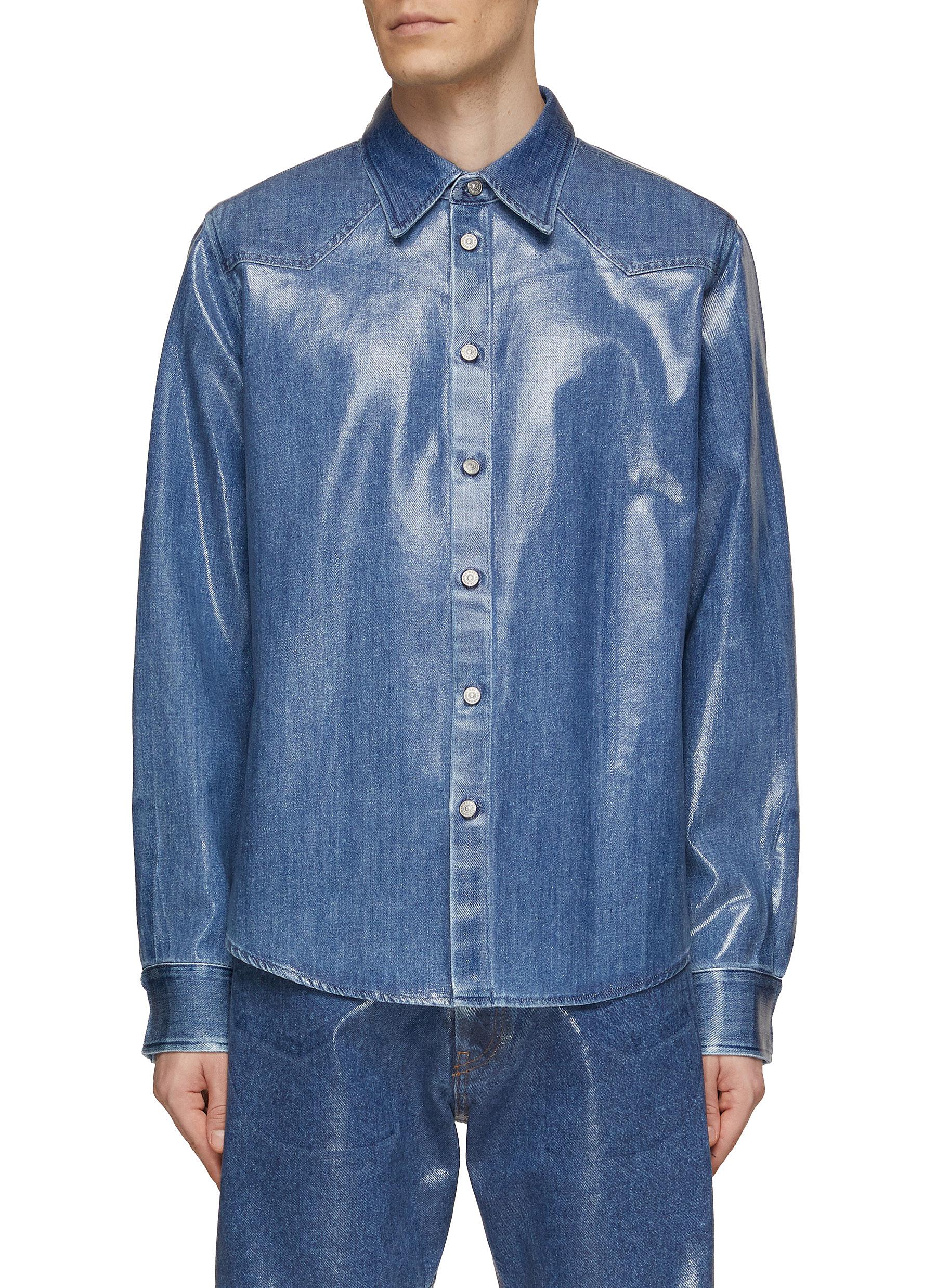 MM6 MAISON MARGIELA Front Coating Denim Shirt