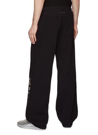 Back View - Click To Enlarge - MM6 MAISON MARGIELA - Logo Print Sweatpants
