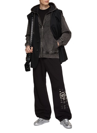 Figure View - Click To Enlarge - MM6 MAISON MARGIELA - Logo Print Sweatpants