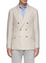 Main View - Click To Enlarge - BRUNELLO CUCINELLI - Wool Blend Double Breasted Dinner Jacket