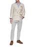Figure View - Click To Enlarge - BRUNELLO CUCINELLI - Wool Blend Double Breasted Dinner Jacket
