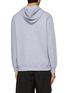 Back View - Click To Enlarge - BRUNELLO CUCINELLI - Cotton Nylon Blend Drawstring Hoodie
