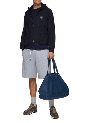 Figure View - Click To Enlarge - BRUNELLO CUCINELLI - Humanitas Solomei Zip Hoodie