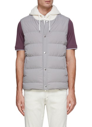 Main View - Click To Enlarge - BRUNELLO CUCINELLI - Hooded Nylon Vest