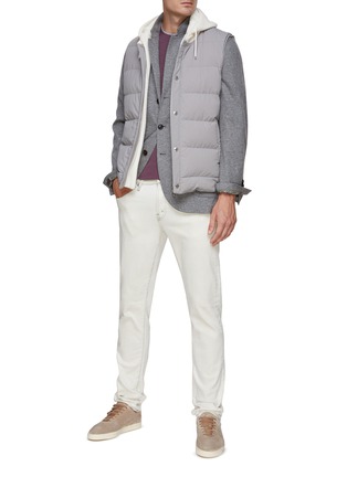 Figure View - Click To Enlarge - BRUNELLO CUCINELLI - Hooded Nylon Vest