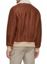 Back View - Click To Enlarge - BRUNELLO CUCINELLI - Shearling Bomber Jacket
