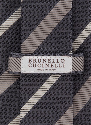Detail View - Click To Enlarge - BRUNELLO CUCINELLI - Striped Tie