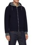 Detail View - Click To Enlarge - BRUNELLO CUCINELLI - Reversible Hooded Cashmere Bomber Jacket