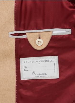  - BRUNELLO CUCINELLI - Single Breasted Notch Lapel Top Coat