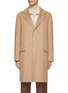Main View - Click To Enlarge - BRUNELLO CUCINELLI - Single Breasted Notch Lapel Top Coat