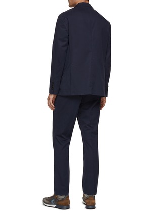 Back View - Click To Enlarge - BRUNELLO CUCINELLI - Notch Lapel Cashmere Blend Suit