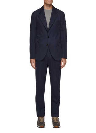 Main View - Click To Enlarge - BRUNELLO CUCINELLI - Notch Lapel Cashmere Blend Suit