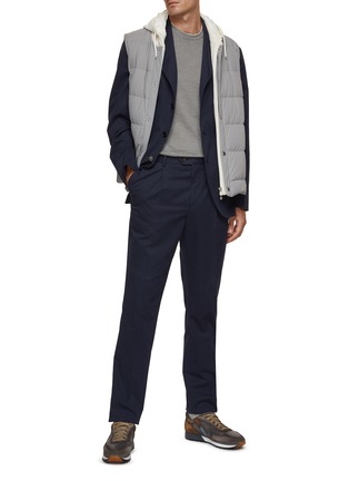Figure View - Click To Enlarge - BRUNELLO CUCINELLI - Notch Lapel Cashmere Blend Suit