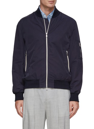 Main View - Click To Enlarge - BRUNELLO CUCINELLI - Water Resistant Bomber Jacket