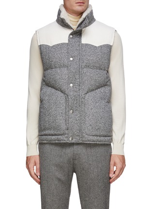Main View - Click To Enlarge - BRUNELLO CUCINELLI - Padded Wool Cashmere Blend Vest
