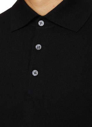  - BRUNELLO CUCINELLI - Cashmere Knit Polo Shirt