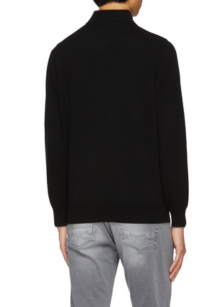 Back View - Click To Enlarge - BRUNELLO CUCINELLI - Cashmere Knit Polo Shirt