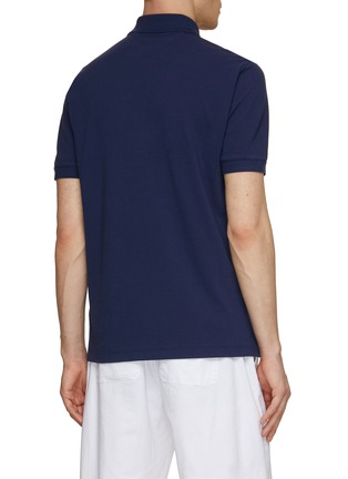Back View - Click To Enlarge - BRUNELLO CUCINELLI - Logo Embroidery Polo Shirt