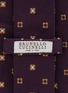 Detail View - Click To Enlarge - BRUNELLO CUCINELLI - Micro Floral Embroidered Tie