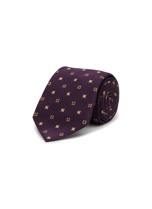 Main View - Click To Enlarge - BRUNELLO CUCINELLI - Micro Floral Embroidered Tie