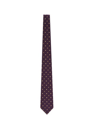 Figure View - Click To Enlarge - BRUNELLO CUCINELLI - Micro Floral Embroidered Tie