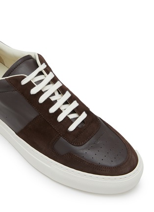 Detail View - Click To Enlarge - COMMON PROJECTS - BBall Duo Leather Suede Sneakers