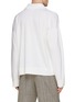 Back View - Click To Enlarge - BOTTEGA VENETA - Buttonless Wool Polo Shirt
