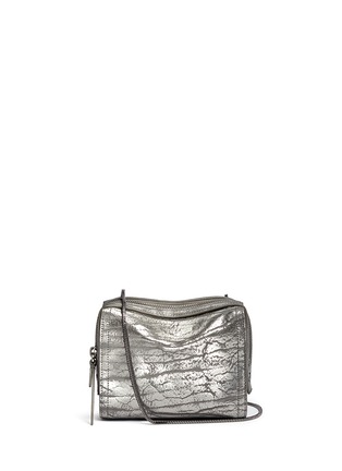 Main View - Click To Enlarge - 3.1 PHILLIP LIM - 'Soleil' mini double chain metallic leather crossbody bag