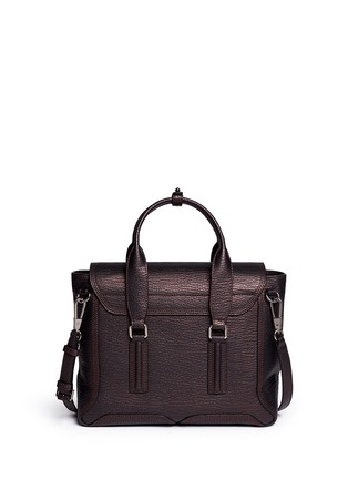 Back View - Click To Enlarge - 3.1 PHILLIP LIM - 'Pashli' medium grainy leather satchel