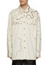 Main View - Click To Enlarge - DRIES VAN NOTEN - Crowsey Oversized Chain Embroidered Shirt