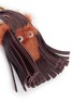 Detail View - Click To Enlarge - SOPHIE HULME - 'Bianca' mink fur pompom monster keyring