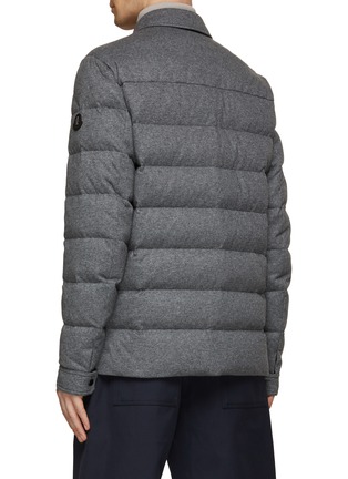 Back View - Click To Enlarge - MONCLER - Technical Jersey Puffer Jacket