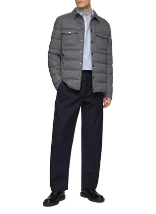 Figure View - Click To Enlarge - MONCLER - Technical Jersey Puffer Jacket