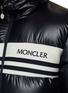  - MONCLER - Contrast Knitted Band Puffer Jacket