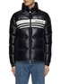 Main View - Click To Enlarge - MONCLER - Contrast Knitted Band Puffer Jacket