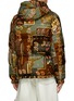 Back View - Click To Enlarge - MONCLER - Hooded Reversible Paisley Print Puffer Jacket