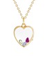 Figure View - Click To Enlarge - LOQUET LONDON - Birthstone charm − July 'I Love You' ruby