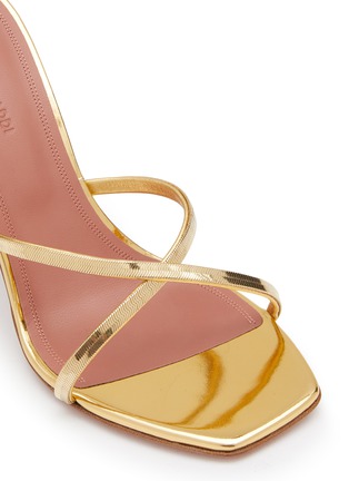 Detail View - Click To Enlarge - AMINA MUADDI - 95 Henson Heeled Slippers