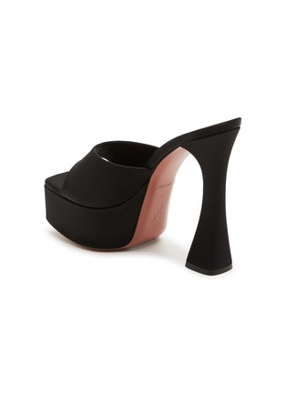 - AMINA MUADDI - Dalida 140 Satin Platform Heeled Sandals