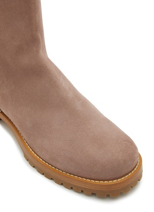 Detail View - Click To Enlarge - RODO - Anouk Strass Embellished Suede Boots