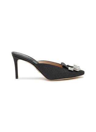 Main View - Click To Enlarge - RODO - Aileen 80 Crystal Embellished Glittered Mules