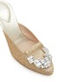 Detail View - Click To Enlarge - RODO - Aileen 80 Crystal Embellished Glittered Mules