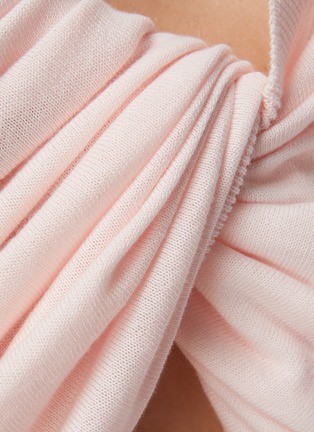  - N°21 - Knot Back Cotton Knit Sweater