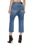 Back View - Click To Enlarge - R13 - Tailored Drop Crotch Distressed Jeans
